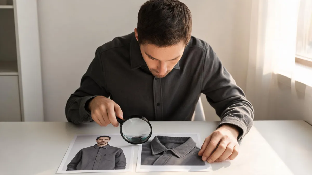 Insmind AI clothes changer quality review of adult portrait prints with collar and sleeve details