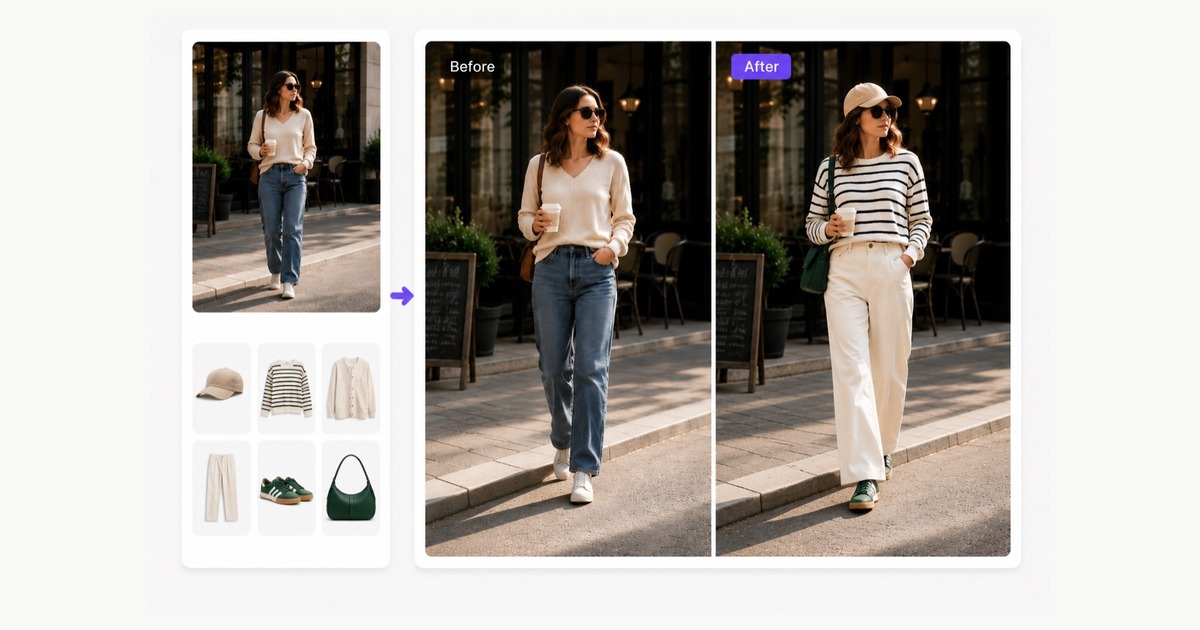 AI Clothes Swap product screenshot